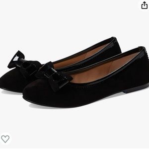 French Sole Blair Black Suede/Patent 9M